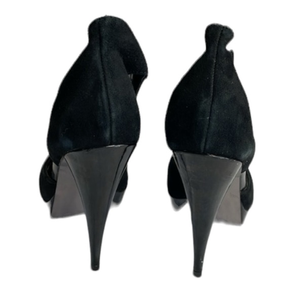 Steve Madden Black Suede High Heels - Picture 5 of 8